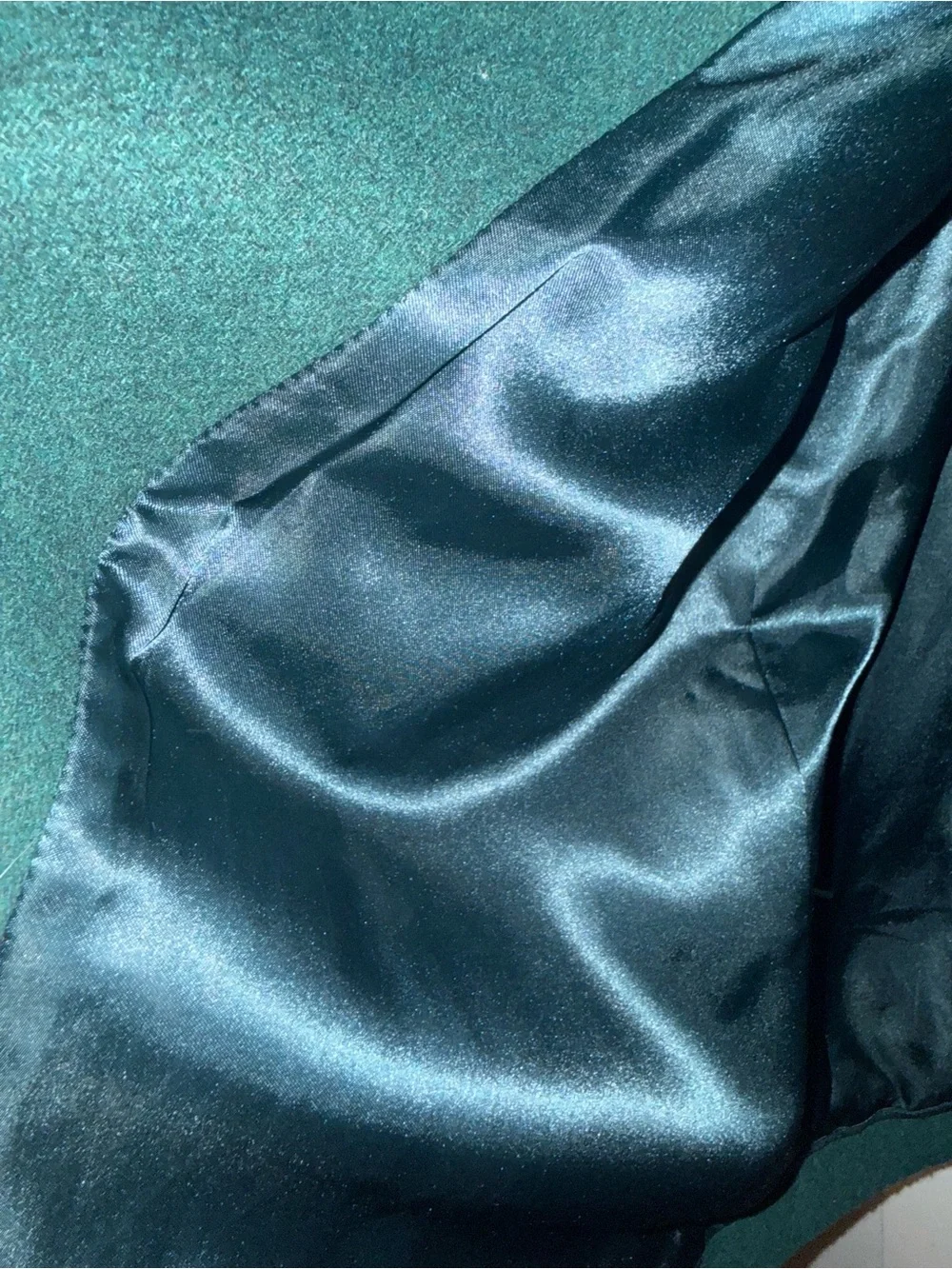 J. Crew Dark Green Wool Pea Coat with Gold Buttons